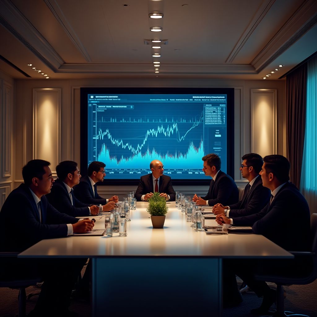 Reunión estratégica del equipo directivo